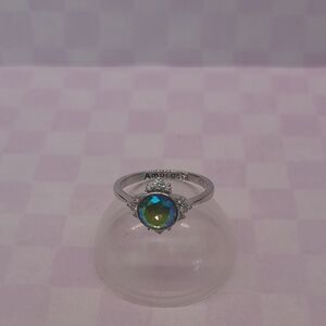 Silver Ring with Green-Blue Mystic Topaz - Fragrant Jewels Size 8